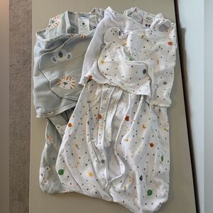 HALO 100% Cotton Sleepsack Swaddle set of 2